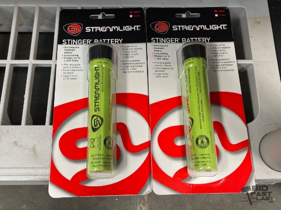 NEW!!! (2) Streamlight NiMH Stinger Batteries