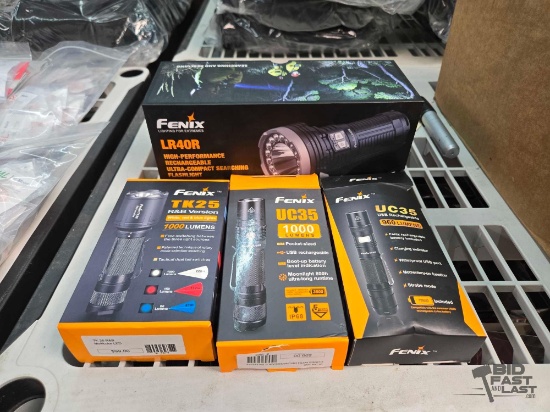 NEW!!! (4) Fenix Handheld Flashlights
