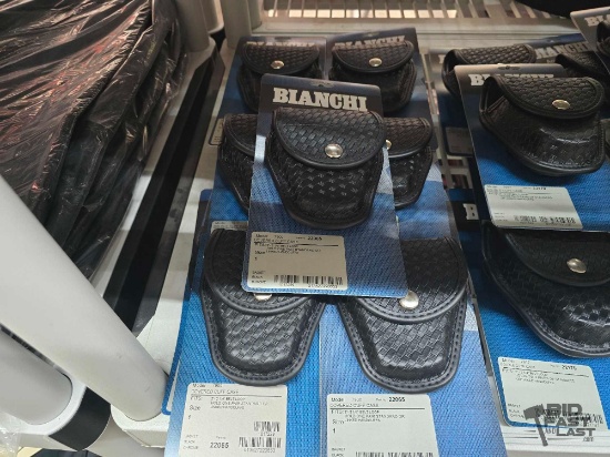 (13) New! Bianchi AccuMold Elite Covered Cuff Cases