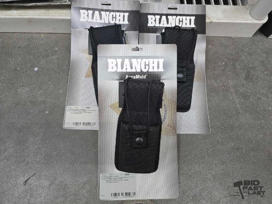 (3) New! Bianchi AccuMold Universal Radio Holders
