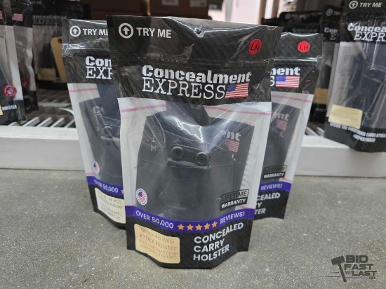 (5) New! Concealment Express Glock Holsters