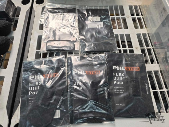 (2) Phlster Flex Mag Pouches and (3) Flex Utility Pouches