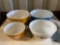(4) Pyrex Bowls
