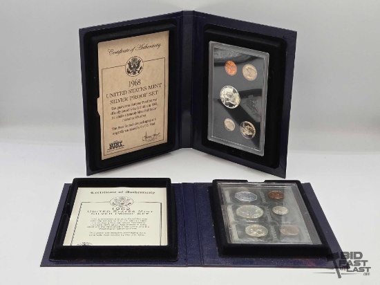 1962 & 1968 U.S. Mint Silver Proof Sets