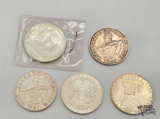 (5) Austrian Shillings