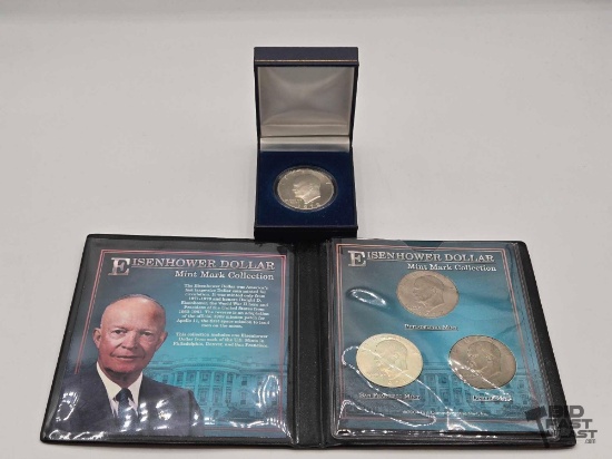 (4) 1972 Eisenhower Dollar