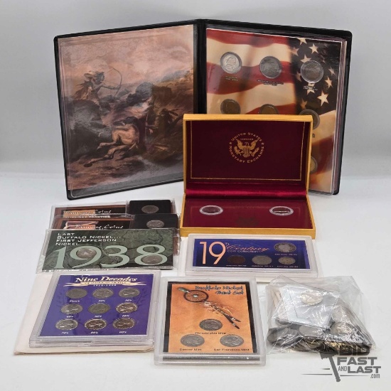 (8) Nickel Sets and Loose Nickels
