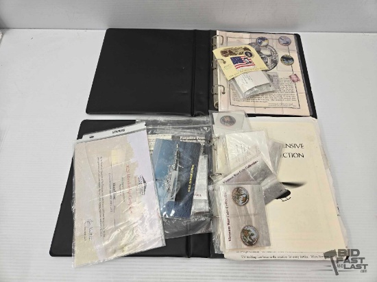 (2) Vietnam War Coin Collection Albums