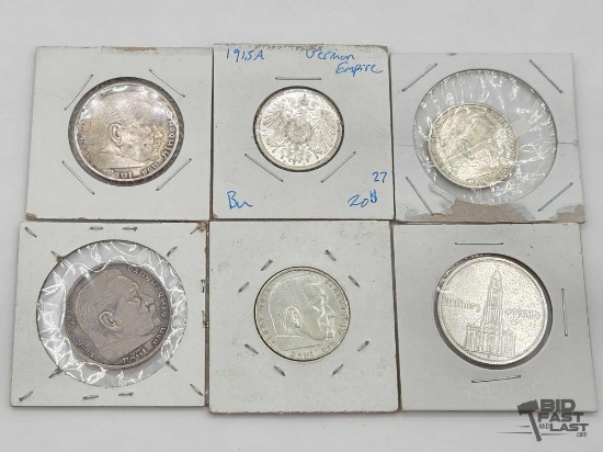 (6) German Coins