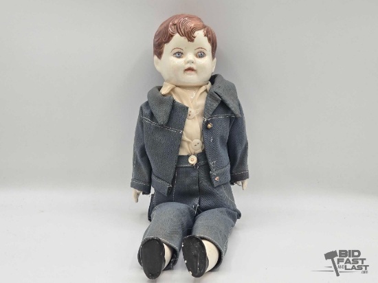 Antique Porcelain Head Doll