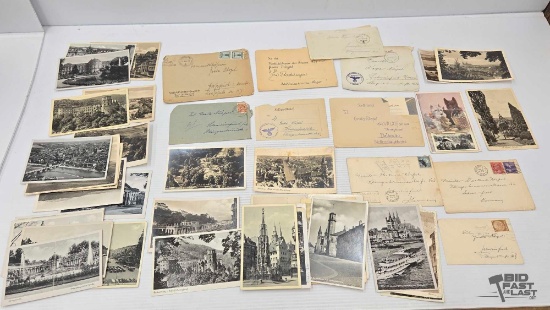 Approx 40 WWII German Post Cards