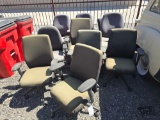(10) Rolling Office Chairs