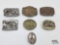 (6) Belt Buckles & (1) Pin