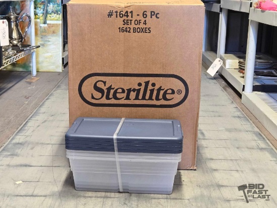 NEW!!! Sterilite 6 Quart Containers
