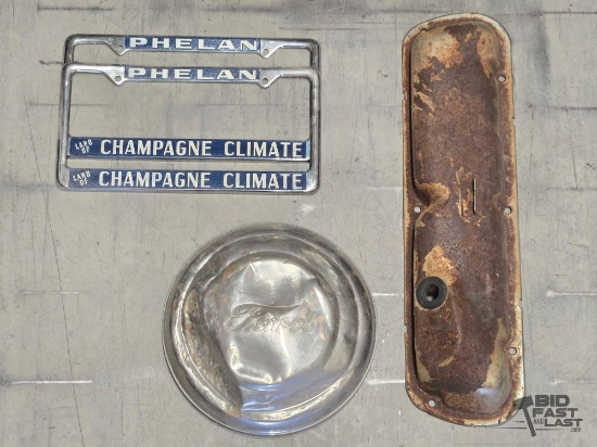 License Plate Covers, Small Block Cover, Hub Cap Cover