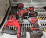 Milwaukee M18 Power Tools with Batteries