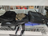 (4) Backpacks and (1) Computer Bag