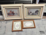 (4) Framed Photos