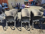 16 Rolling Folding Chairs