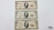 (3) 1929 $10 Red Seal Dollar Banknote