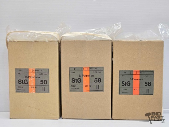 NEW!!! (720) Rounds of S-Patronen StG 7.62mm