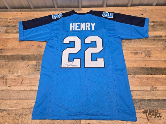 Tennessee Titans #22 Derrick Henry Signed Jersey