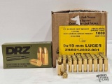 NEW!!! (1000) Rounds of DRZ 9mm Luger Ammo