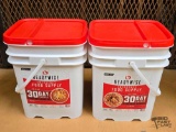 NEW!!! (2) Buckets of Emergency Food Supply