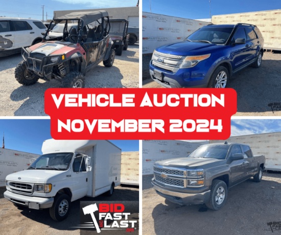 Vehicle Auction November 2024