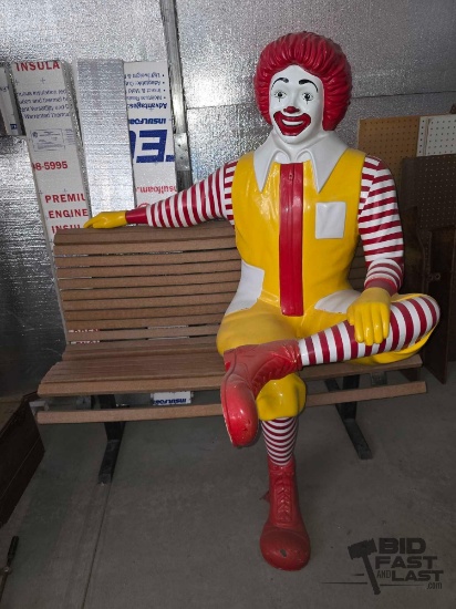 McDonald's Ronald McDonald Bench