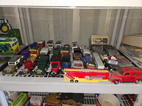 Model Cars and Coin Banks