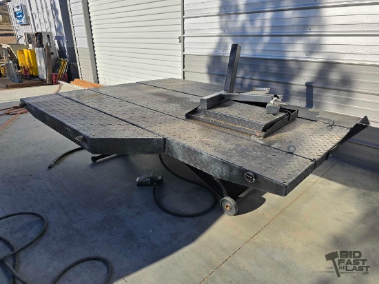 Motorcycle Lift, Air Operated