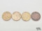 (4) 1922-1923 Silver Peace Dollars