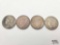 (4) 1879-1921 Morgan Silver Dollars
