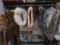 (2) Fur Shawls (2) Fur Stoles, and Fur Suspenders