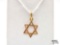 18K Gold Star of David Pendant, 1.98g
