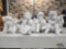 (4) Ceramic Cherub Angels