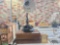 Jewlery Box, Table Lamp & Small Clock