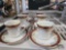 (6) JSK China Teacups & Saucers Set