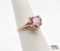 14K Gold & Heart Semi-Precious Stone Ring, 4.44g