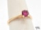 14k Gold Ruby Ring, 2.13g