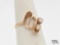 14K Gold Diamond Swirl Ring, 1.57g