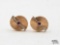 14K Gold Diamond & Ruby Cufflinks, 16.98g