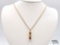 14K Gold Torah Necklace, 9.52g