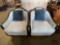 (2) Lounge Chairs & (2) Accent Pillows