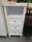 White Table Side Cabinet