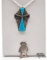 Sterling Silver Cross & Tasmanian Devil Pendants, 8.95g