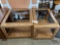 (2) Wood Table Ends