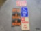 (6) Metal Signs