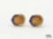(2) 1/10 10k Gold Long Beach Pins, 2.84g